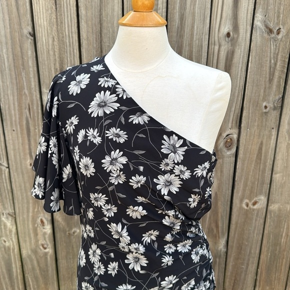 Michael Kors Collection Daisy Silk Crepe De Chine Dress, size 14 - Picture 4 of 10